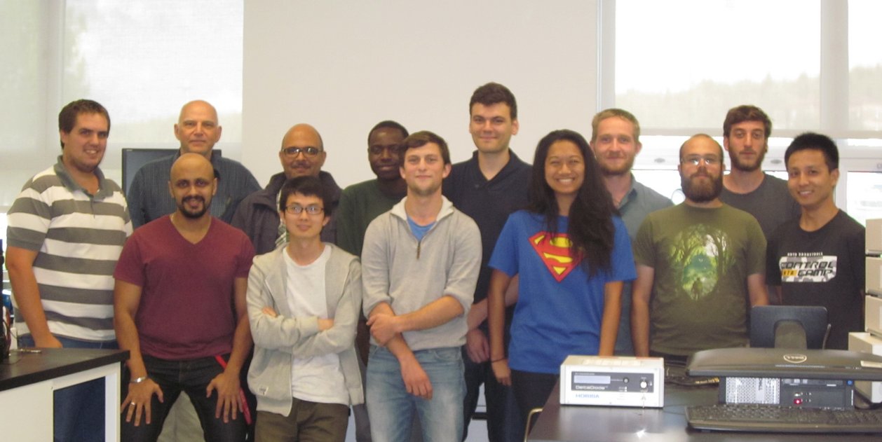 Le groupe durant l'automne 2016